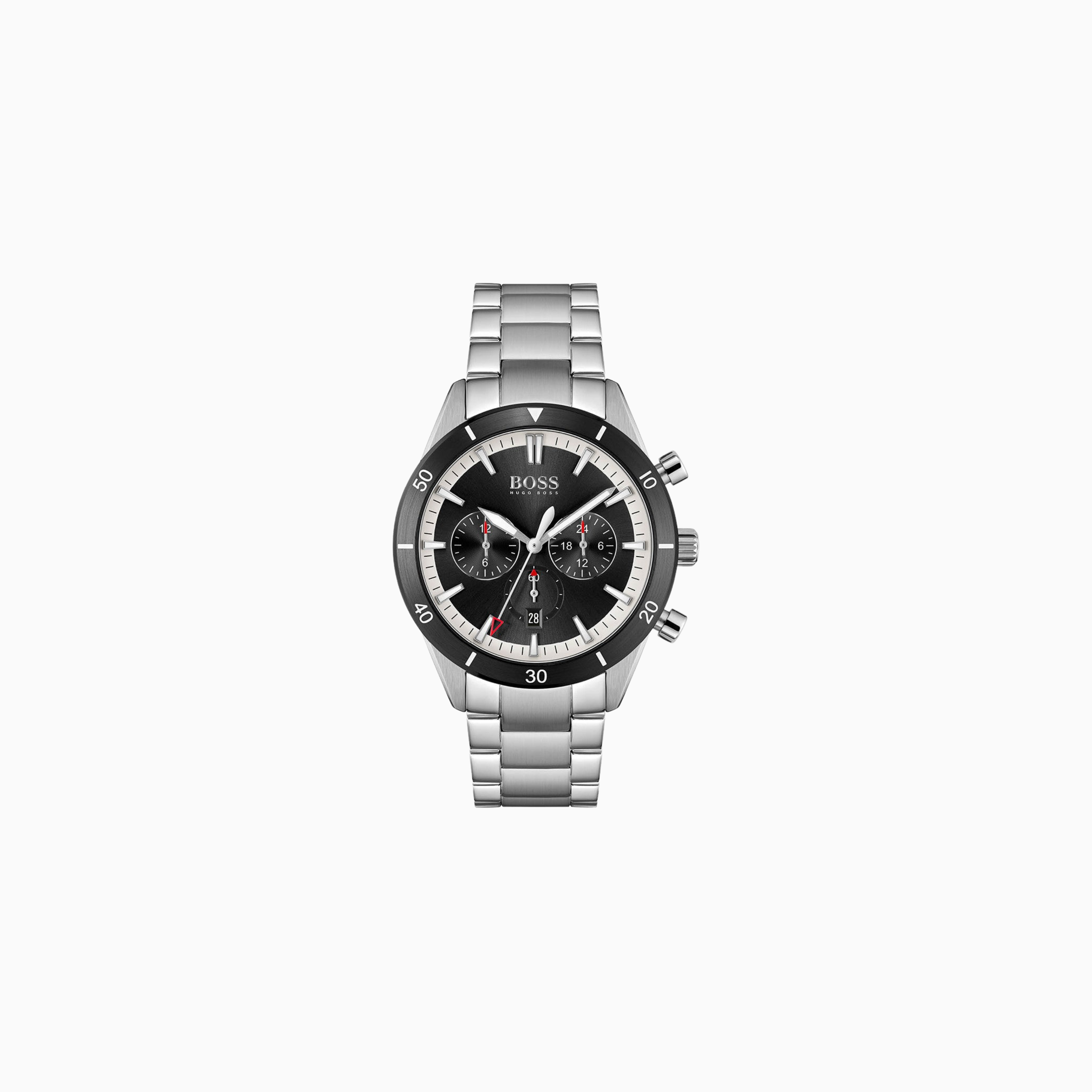 Hugo Boss Men’s Quartz Stainless Steel Black Dial 44mm Watch 1513862