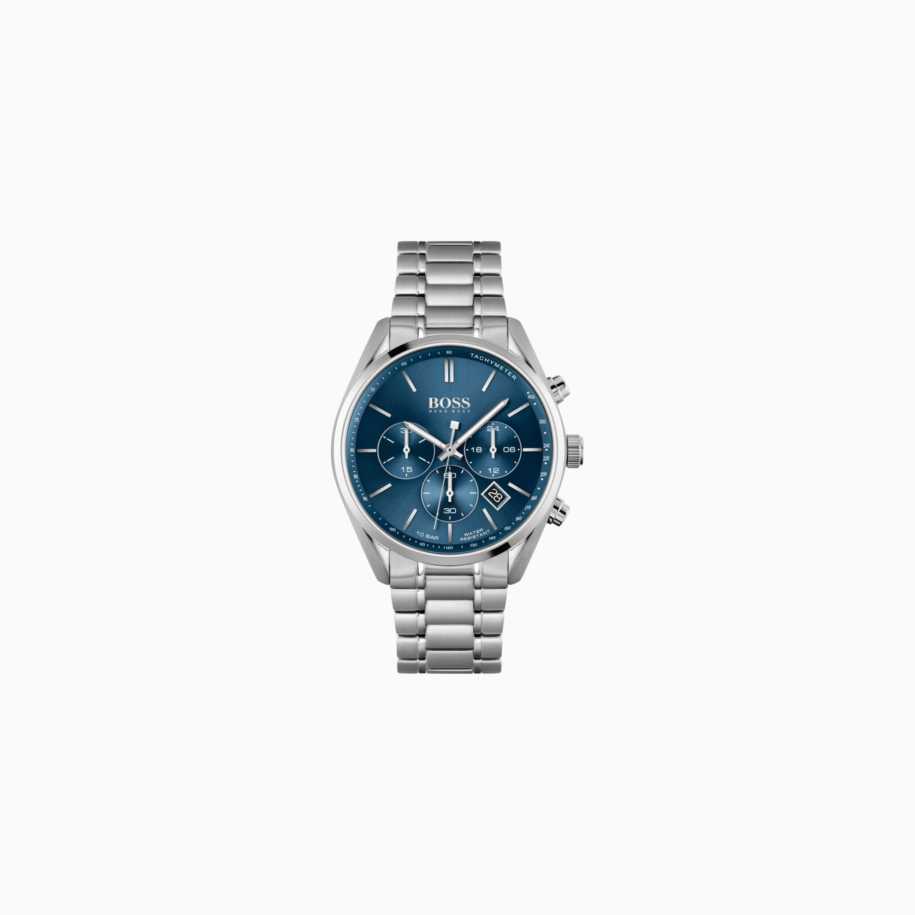 Hugo Boss Men’s Chronograph Stainless Steel Blue Dial 44mm Watch 1513818