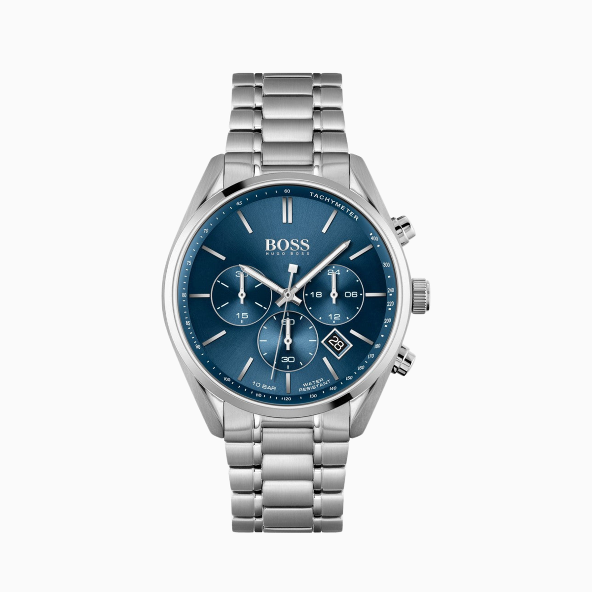Hugo Boss Men’s Chronograph Stainless Steel Blue Dial 44mm Watch 1513818