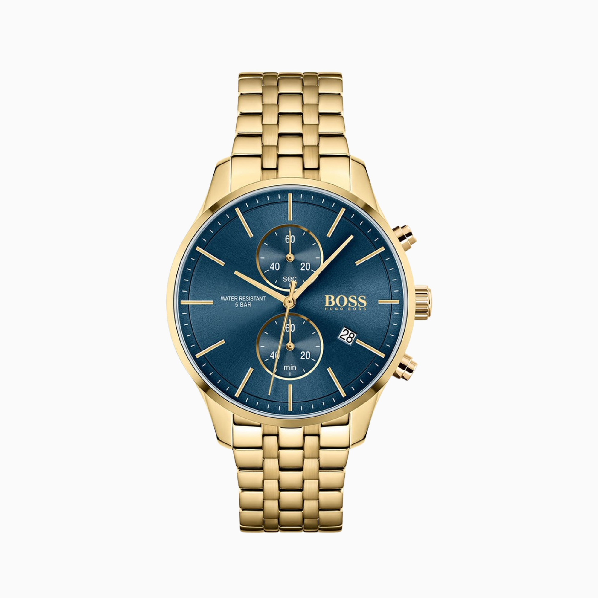Hugo Boss Men’s Chronograph Stainless Steel Blue Dial 42mm Watch 1513841