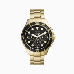 Fossil Men’s Quartz Stainless Steel Black Dial 46mm Watch FS5727