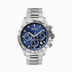 Hugo Boss Men’s Chronograph Stainless Steel Blue Dial 45mm Watch 1513755