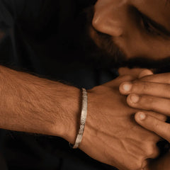 Ayatul Kursi C-Cuff Bracelet Silver