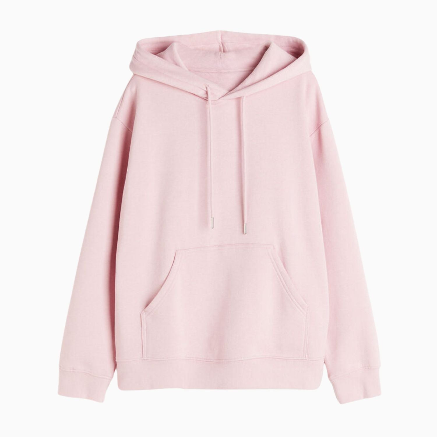 Basic Loose Fit Hoodie - Baby Pink