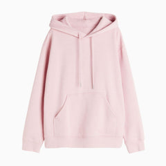 Basic Loose Fit Hoodie - Baby Pink