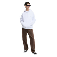 Basic Loose Fit Hoodie - White