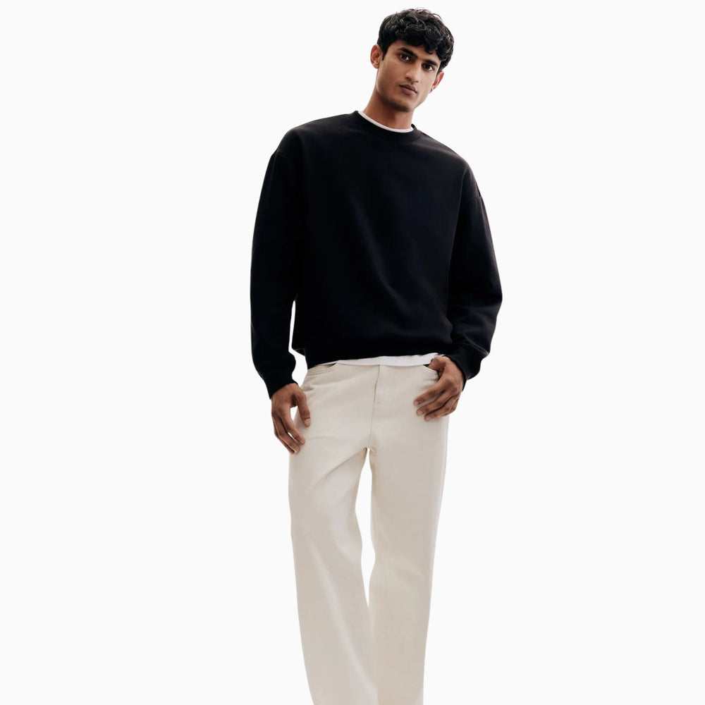 Buy Basic Loose Fit Sweatshirt - Black in Pakistan