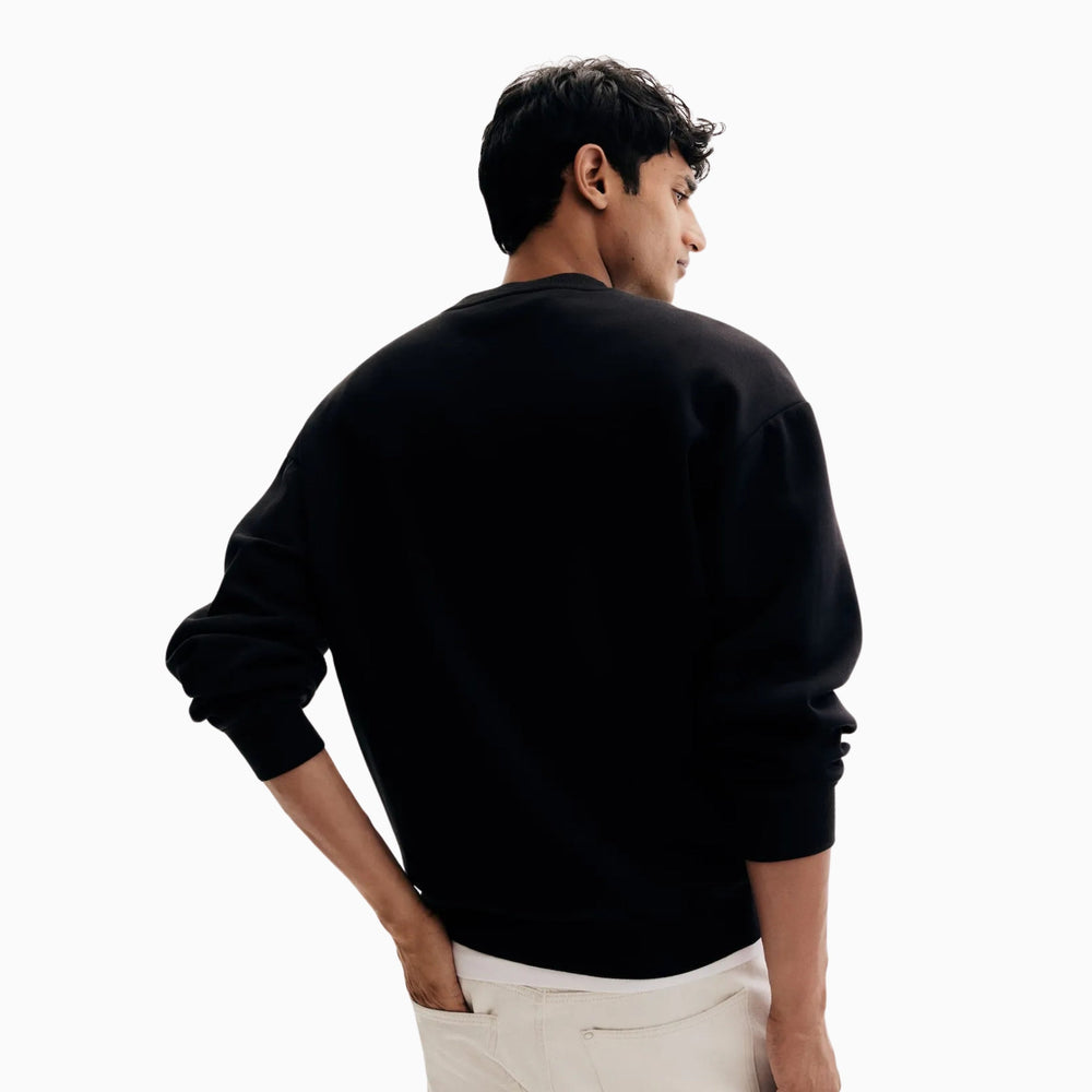 Buy Basic Loose Fit Sweatshirt - Black in Pakistan