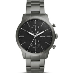 Fossil Men’s Quartz Stainless Steel Black Dial 44mm Watch FS5349