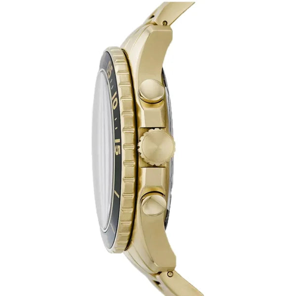 Fossil Men’s Quartz Stainless Steel Black Dial 46mm Watch FS5727