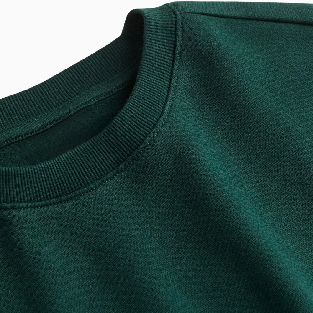 Buy Basic Loose Fit Sweatshirt - Forest Green in Pakistan