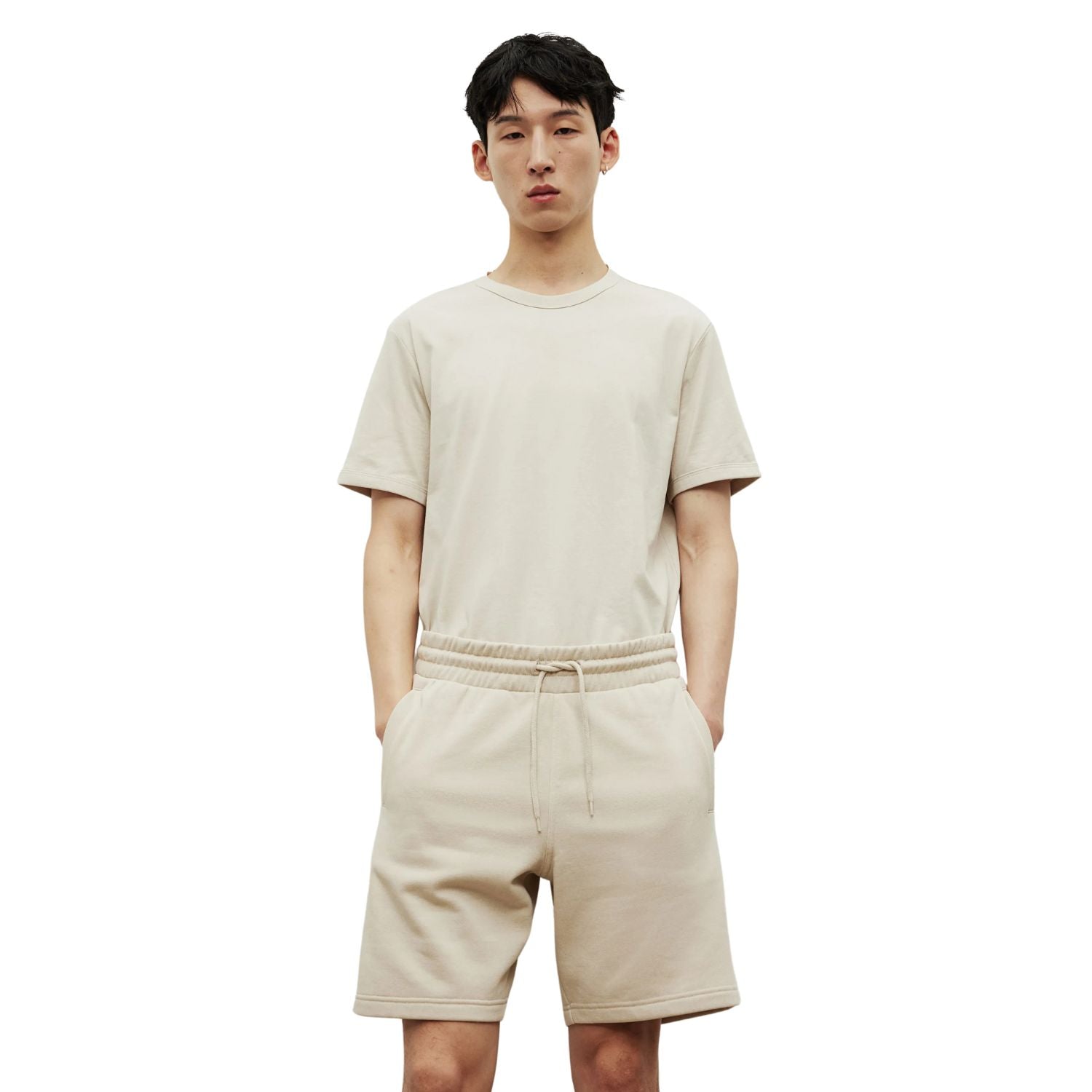 Men's Regular Fit Sweat Shorts - Khaki