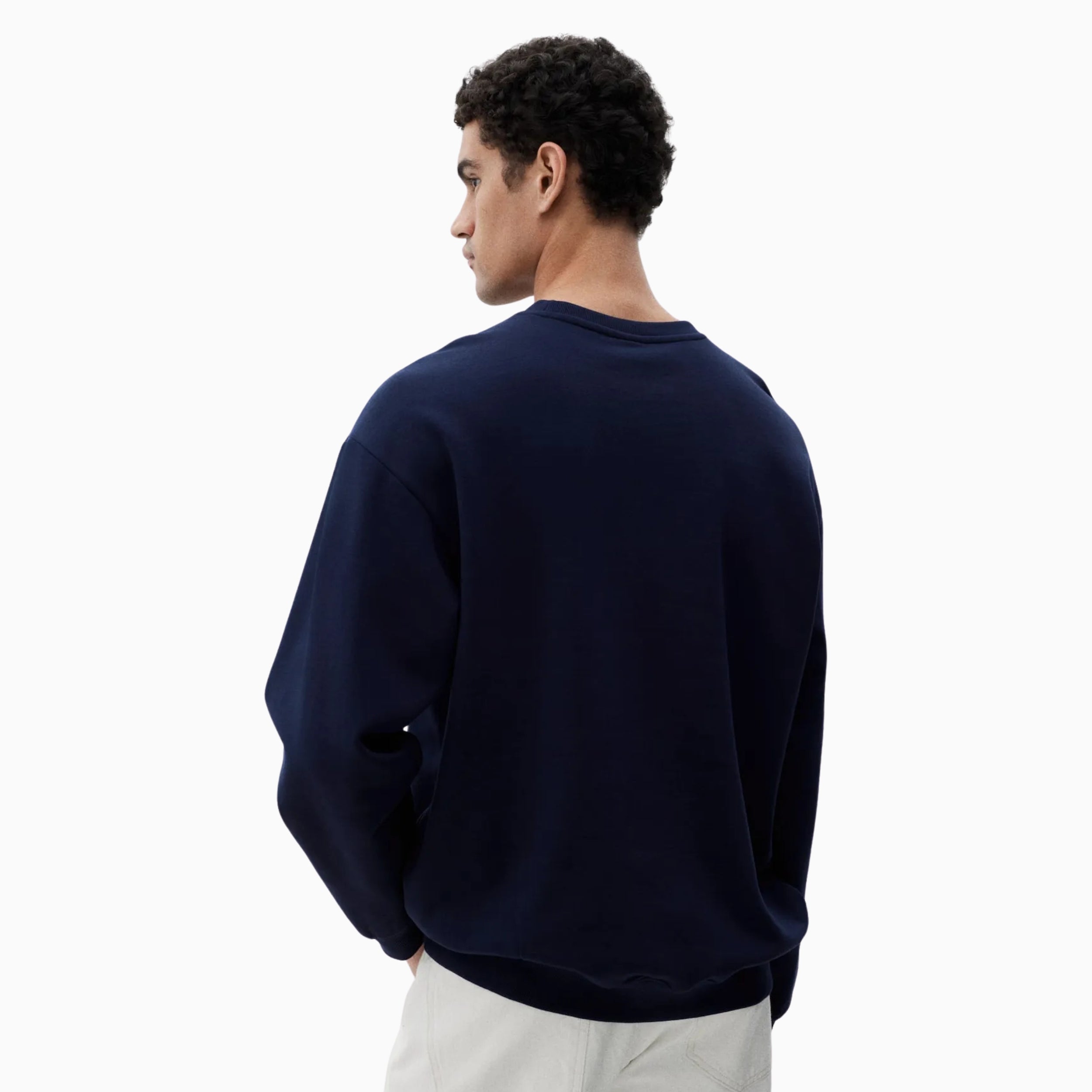 Buy Basic Loose Fit Sweatshirt - Navy Blue in Pakistan