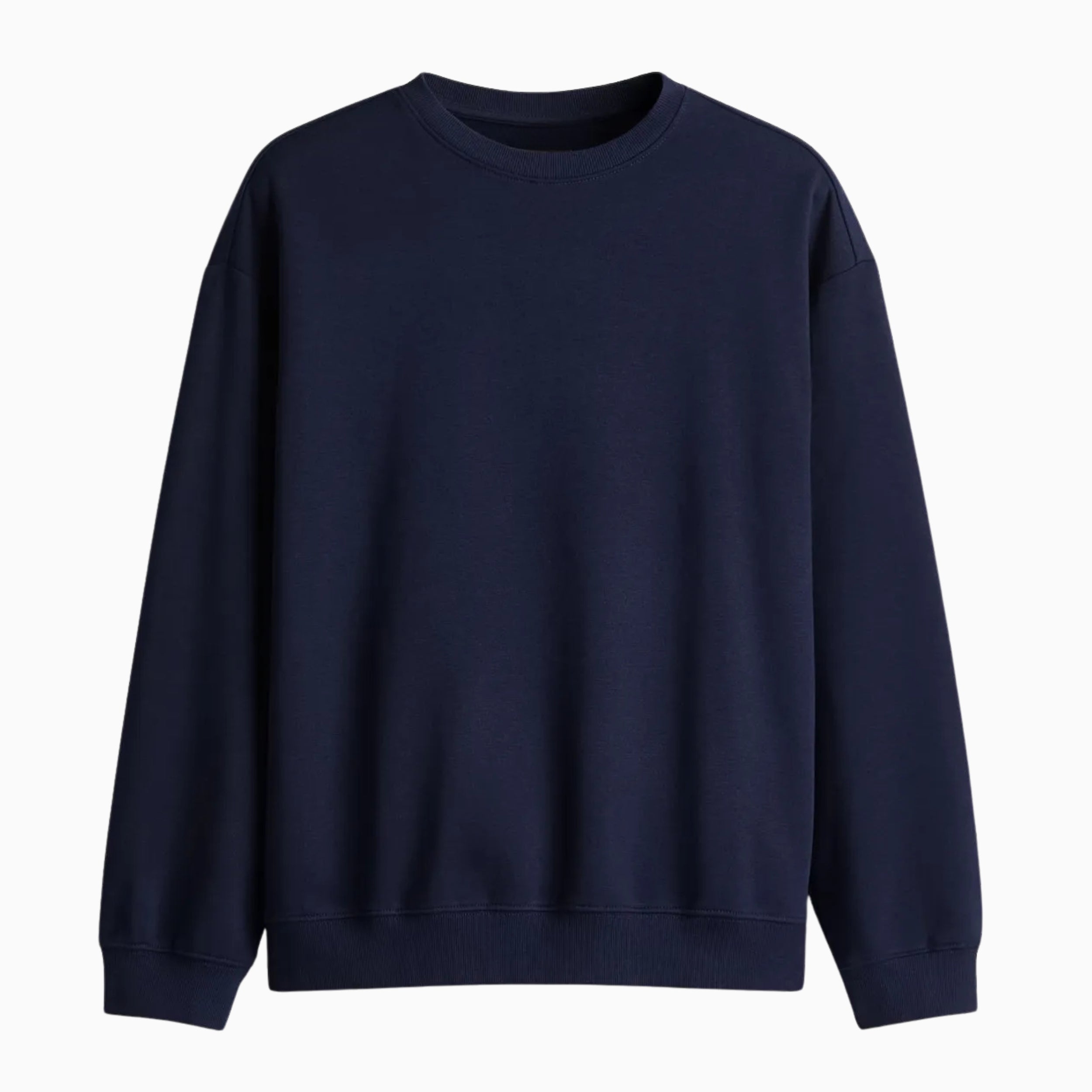 Buy Basic Loose Fit Sweatshirt - Navy Blue in Pakistan