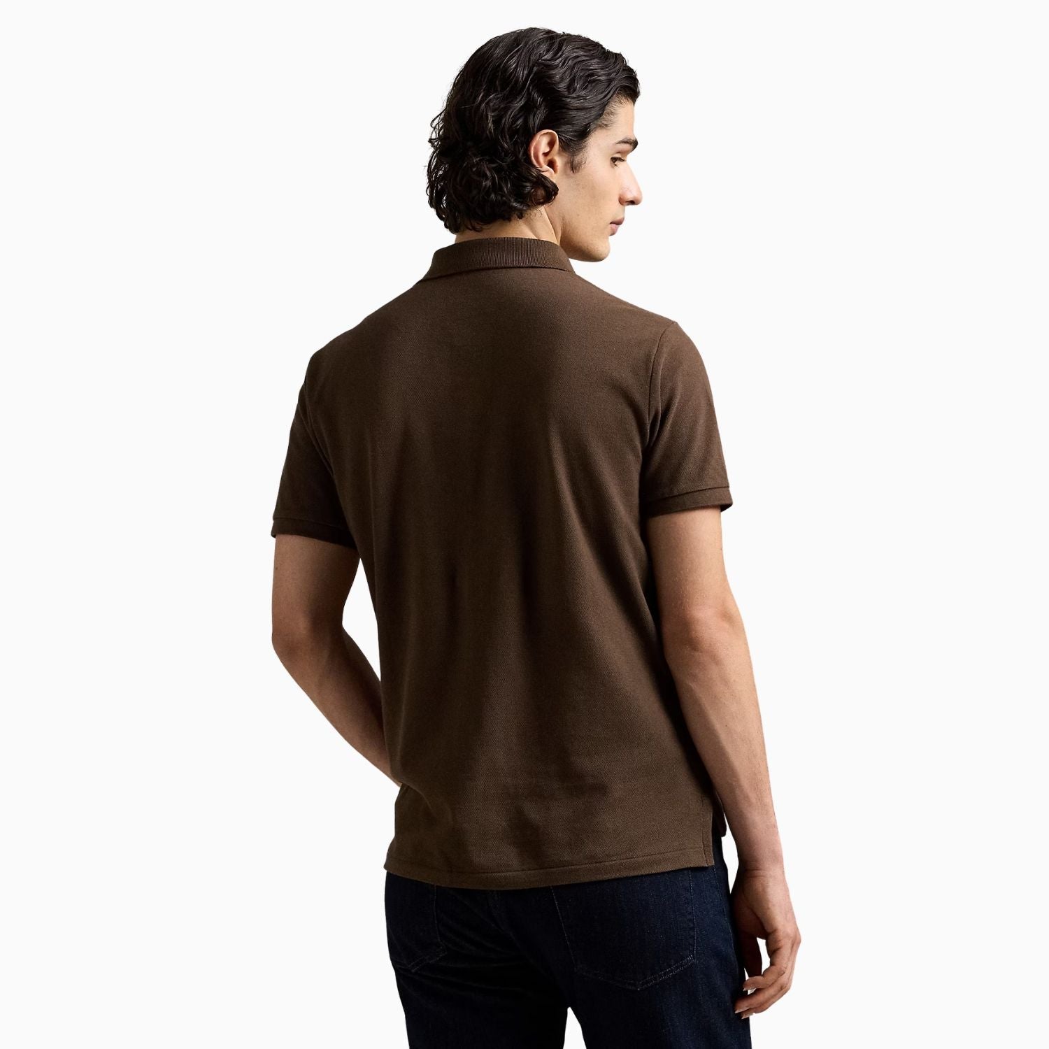 Slim Fit Polo Shirt - Brown