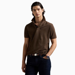 Slim Fit Polo Shirt - Brown