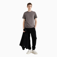 Men's Regular Fit Short Sleeve T-Shirt - Dark Taupe