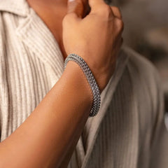 Double Foxtail Heavy Bracelet