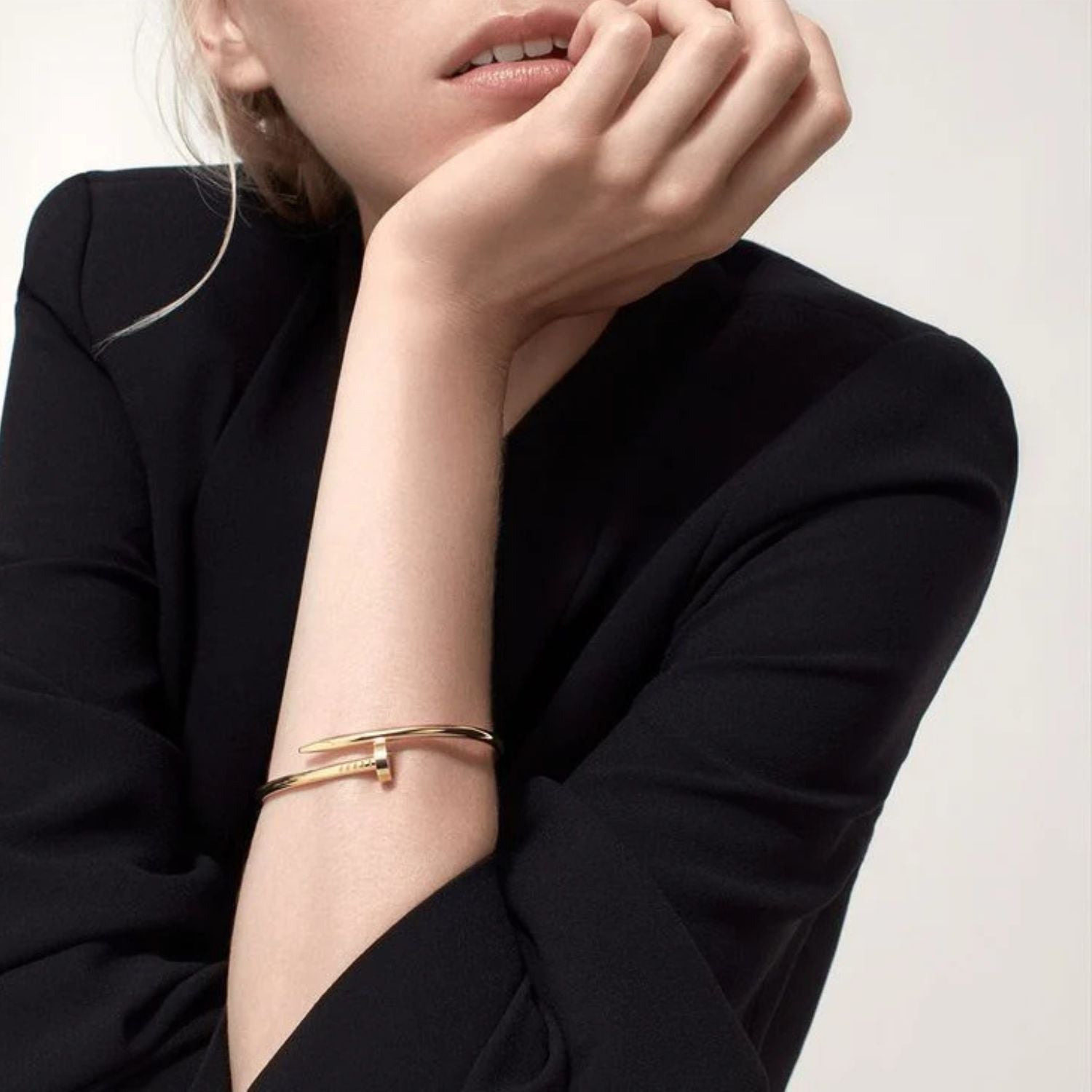 Screw Nail Bangle Bracelet