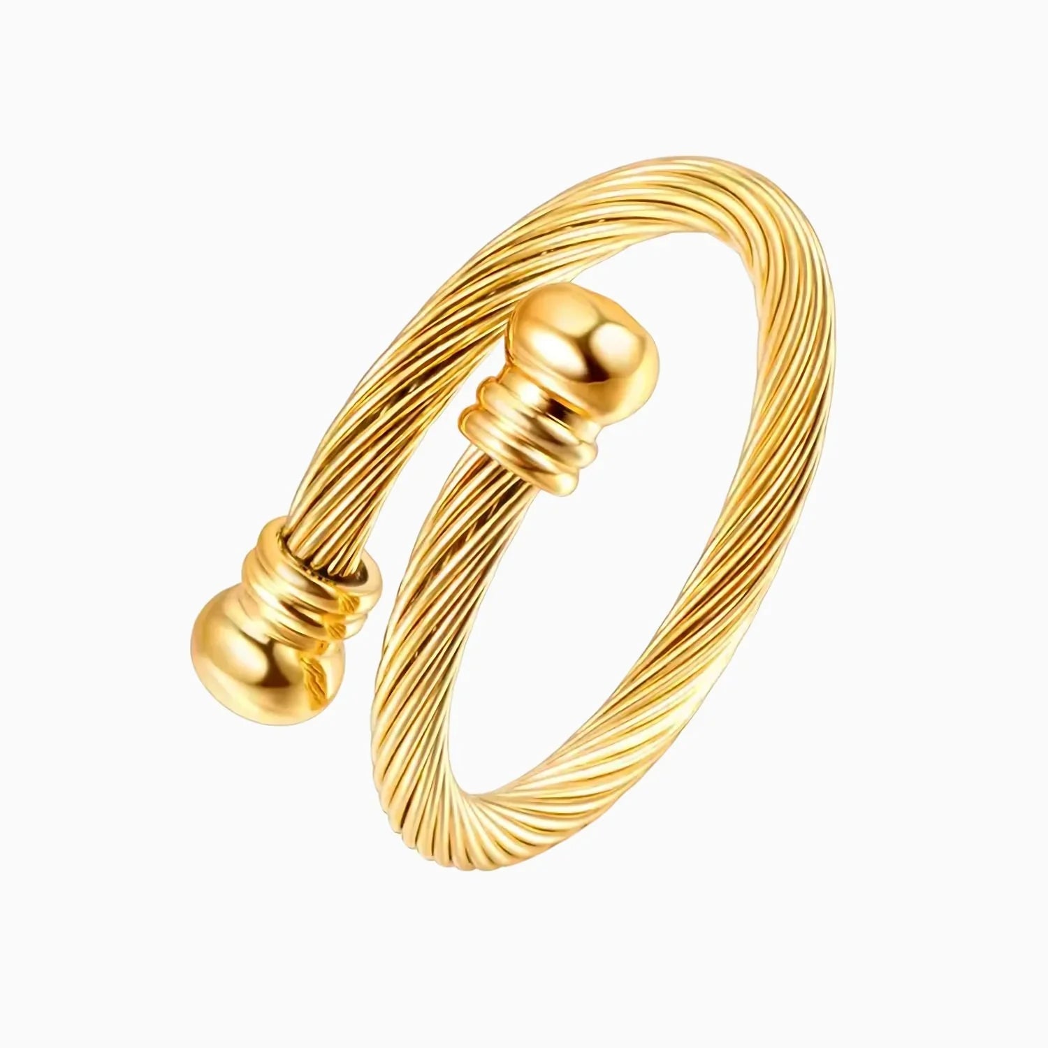 Twisted Cable Wire Ring