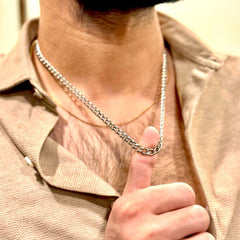 Silver Cuban Link Chain