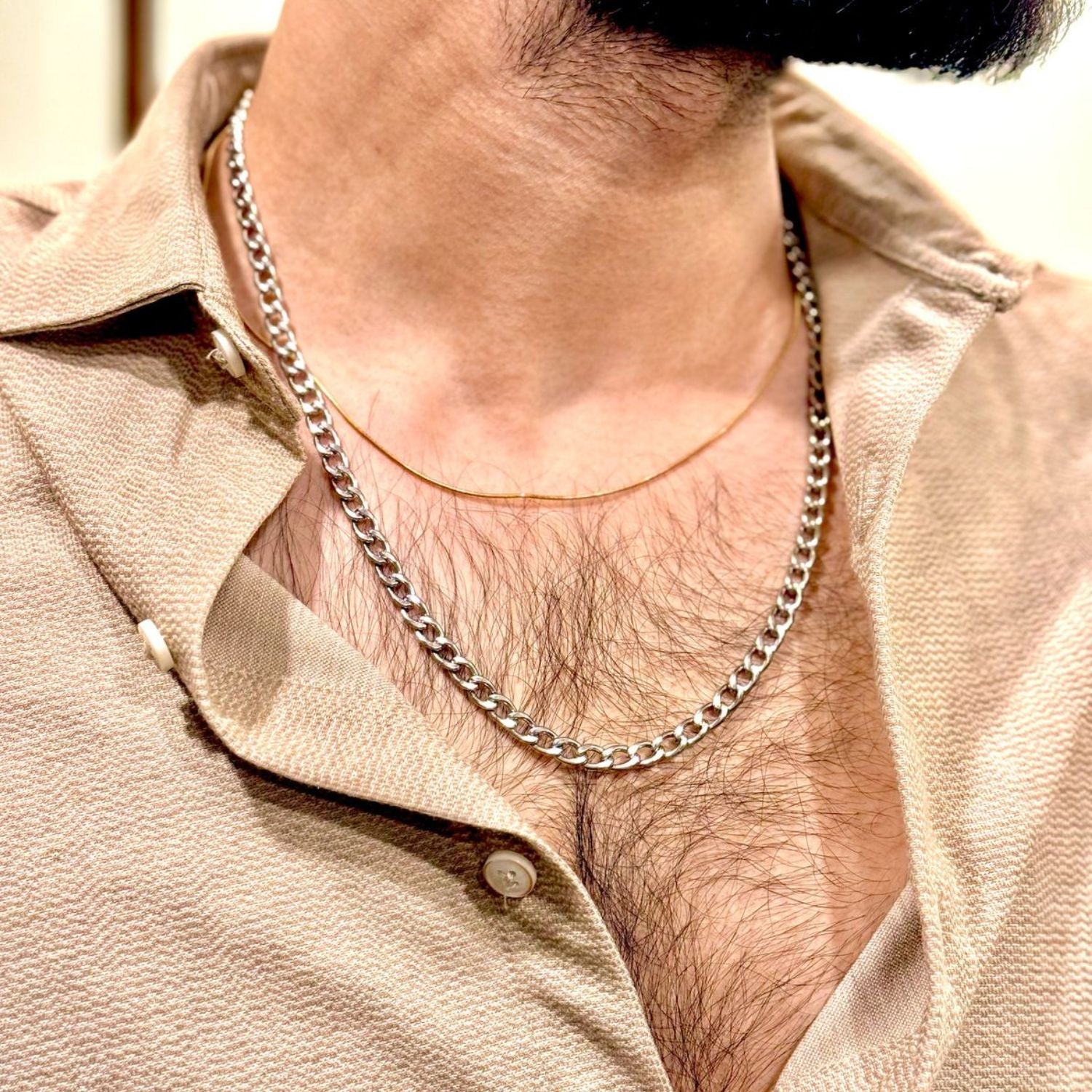 Silver Cuban Link Chain