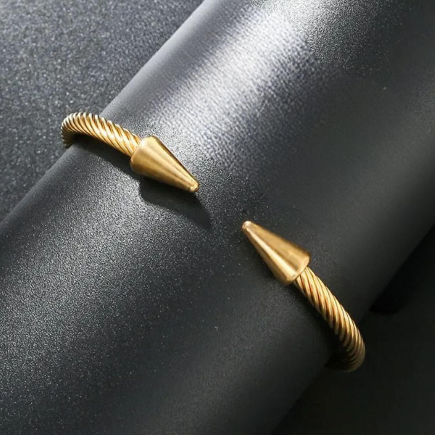 Nail Titanium Steel Open Bracelet