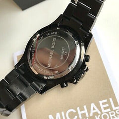Michael Kors Men’s Stainless Steel Black Dial 45mm Watch MK8257