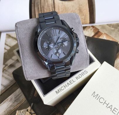 Michael Kors Men’s Chronograph Quartz Stainless Steel Blue Dial 42mm Watch MK6248