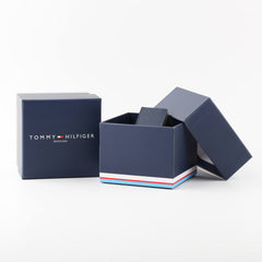 Tommy Hilfiger Men's Quartz Nylon Strap Black Dial 40mm Watch 1791329