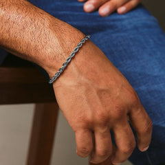 Diamond Cut Rope Bracelet