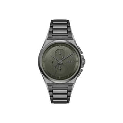 Hugo Boss Mens Chronograph Grey Stainless Steel Watch 1514045