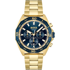 Hugo Boss Mens Chronograph Yellow Gold Stainless Steel Watch 1513973