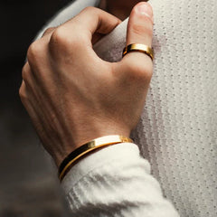 Matte Stroked Ring