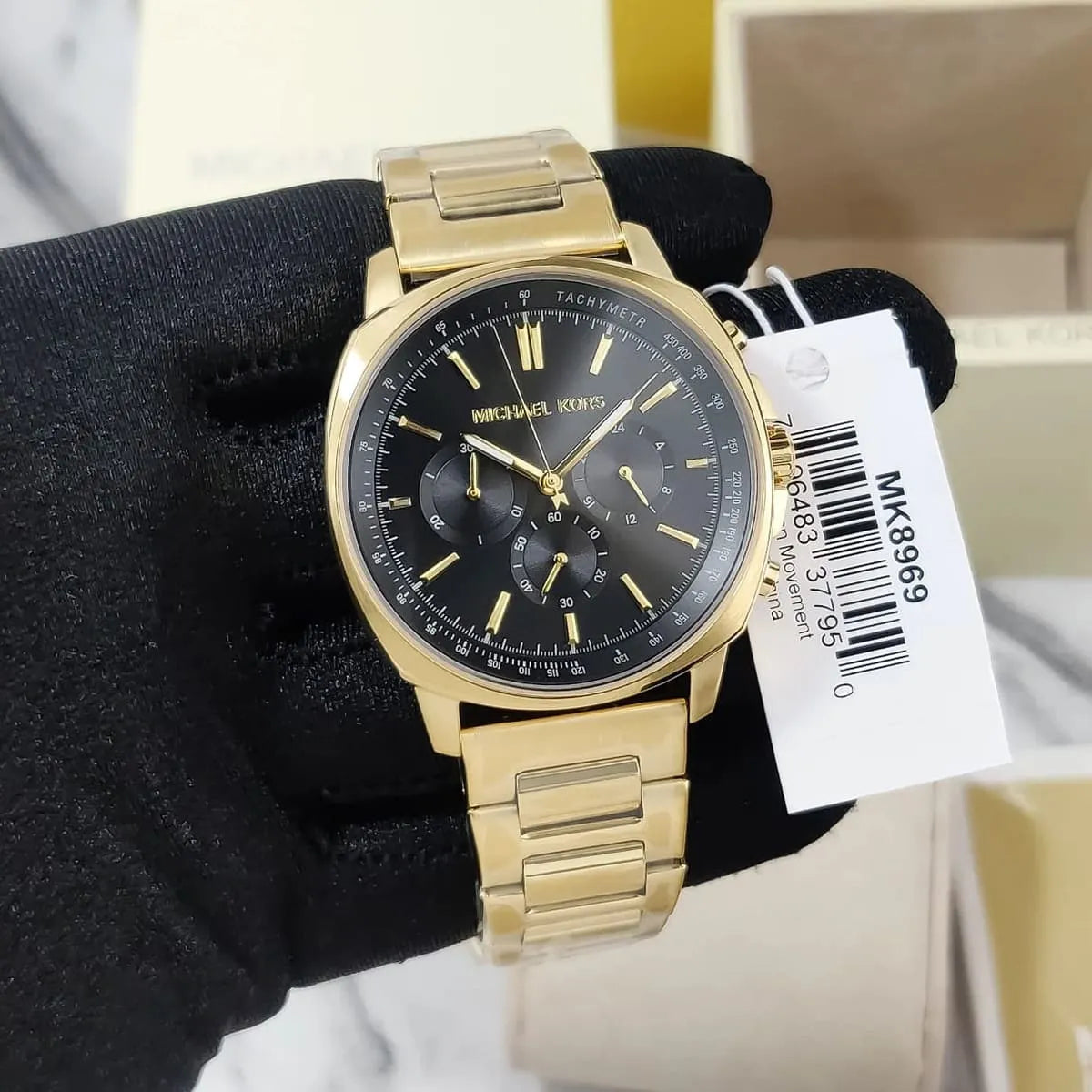 Michael Kors Chronograph Gold-Tone Stainless Steel Watch MK8969
