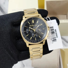 Michael Kors Chronograph Gold-Tone Stainless Steel Watch MK8969