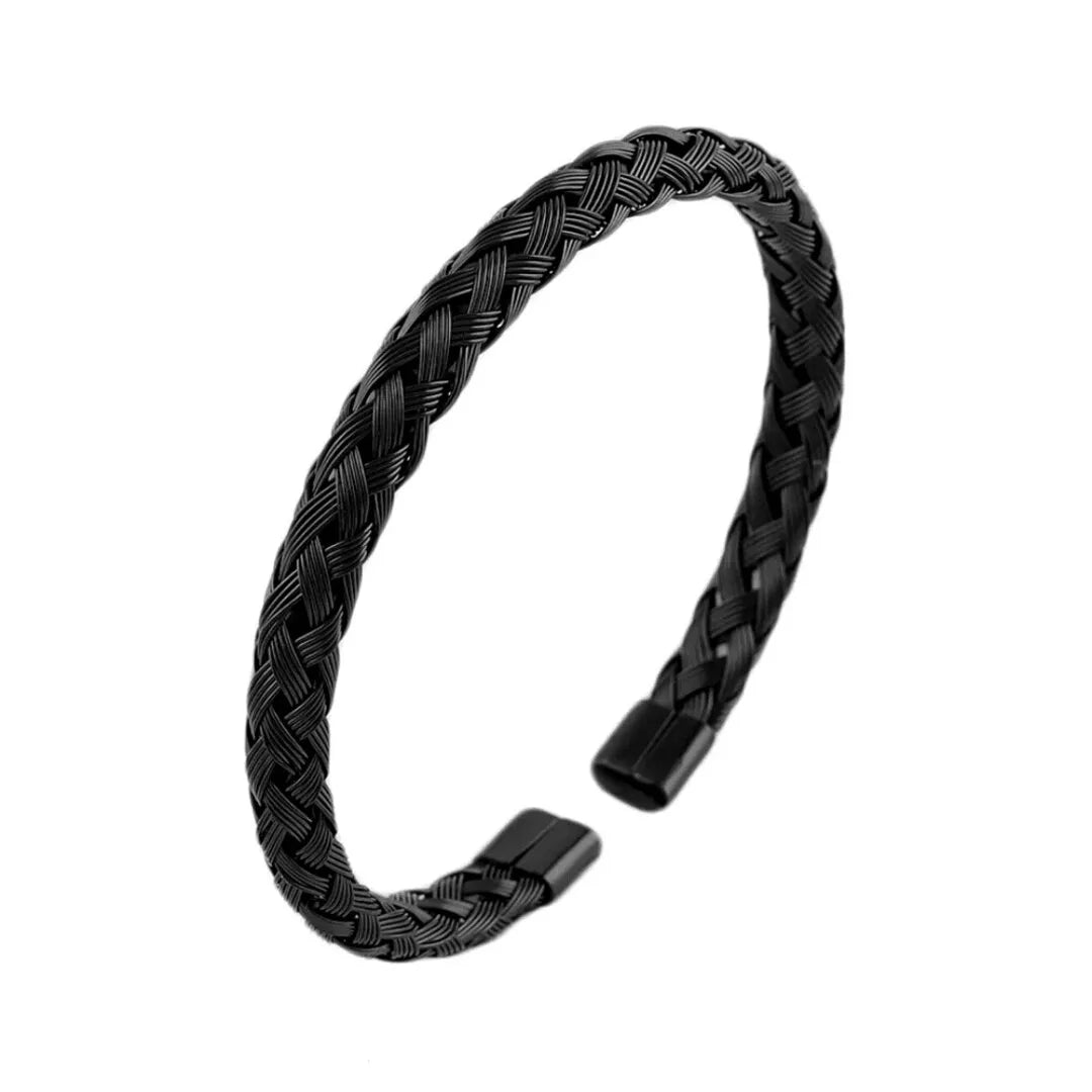 Classic Vintage Stainless Steel Bangle