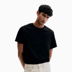 Men's Regular Fit Short Sleeve T-Shirt -Black