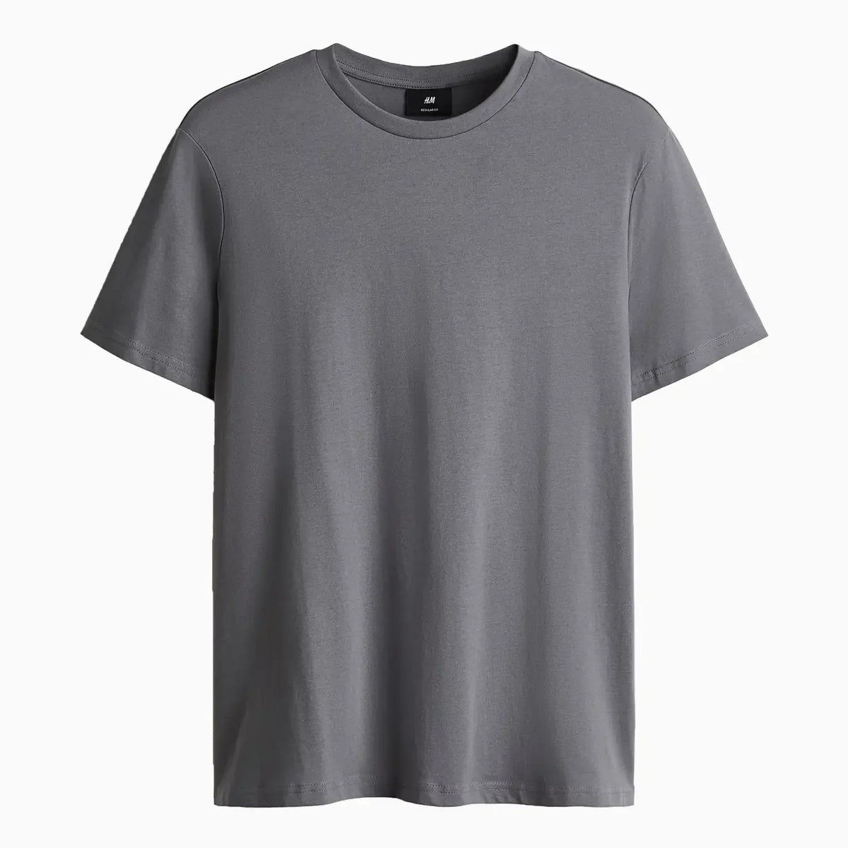 Men's Regular Fit Short Sleeve T-Shirt -Dark Gray
